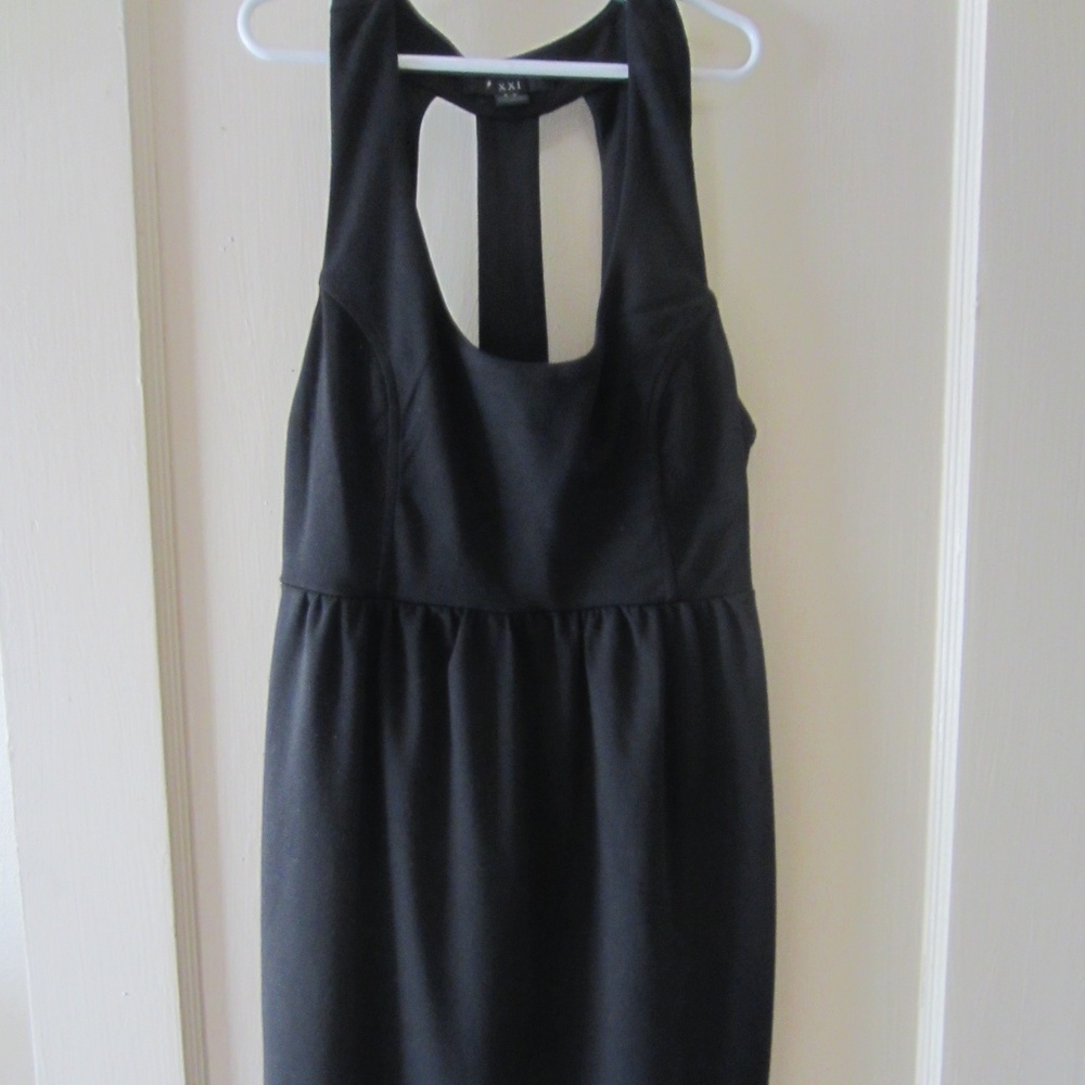 Forever 21 black racerback dress